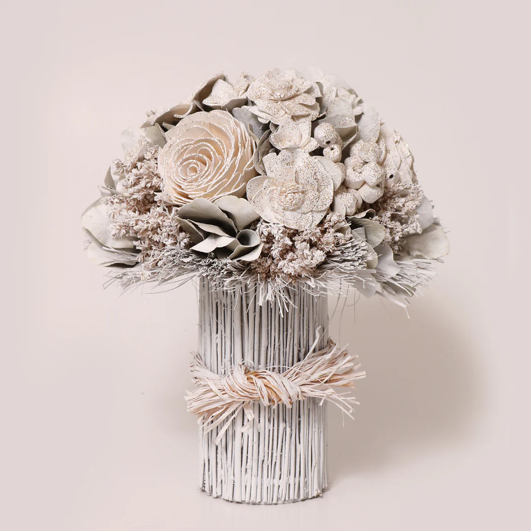 Jewel-toned Dried Flower Bouquet - Image 5