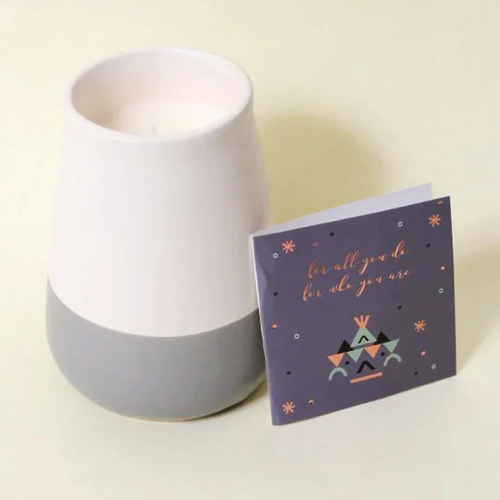 Lavender Scented Ceramic Jar Candle - Image 7