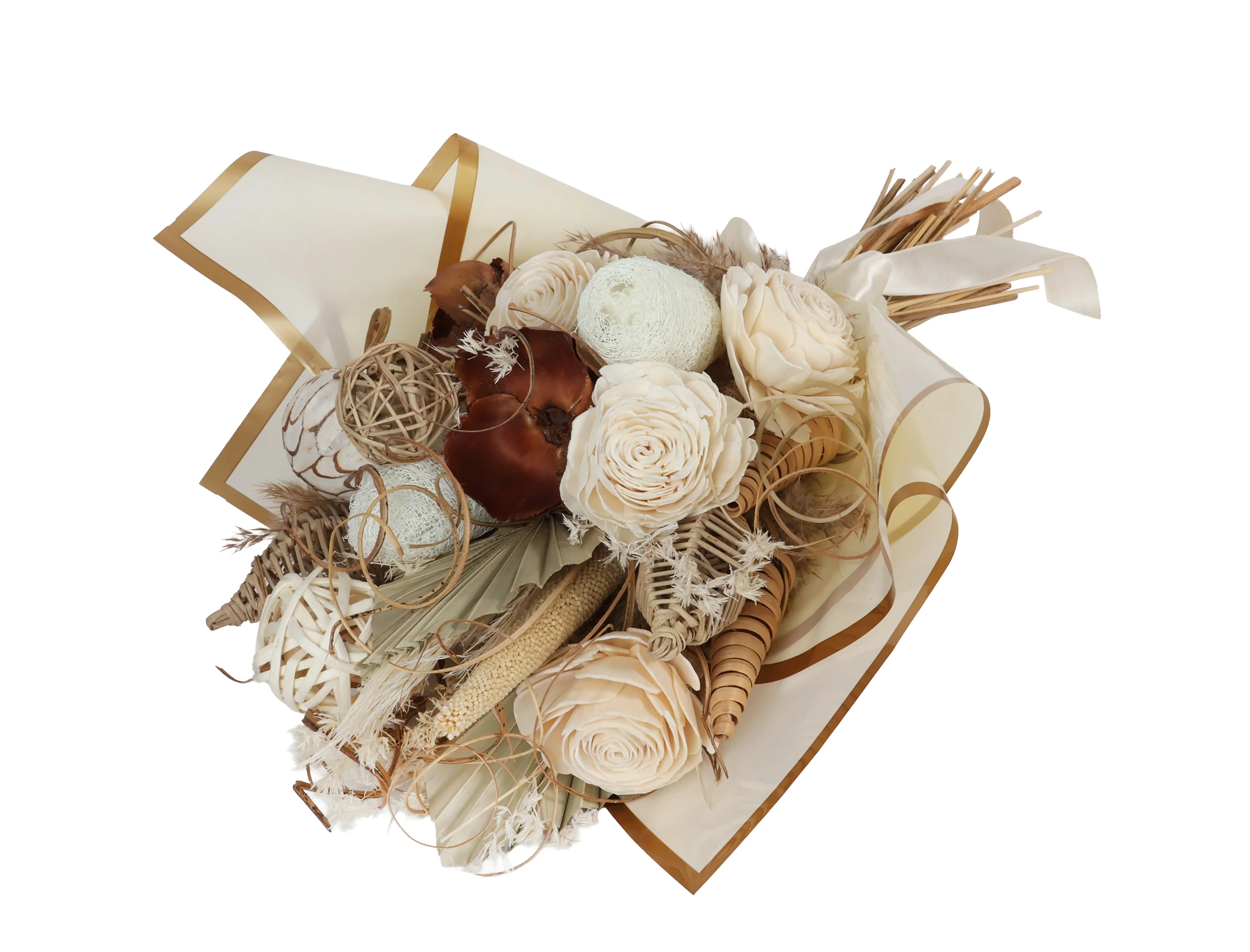 Linen Petals Bouquet - Image 4