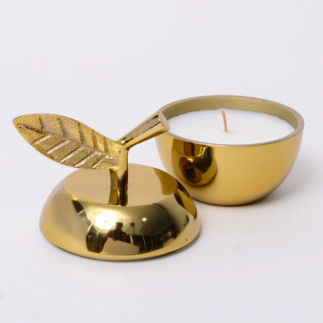 Metal Fruit Candle - APPLE - Image 4