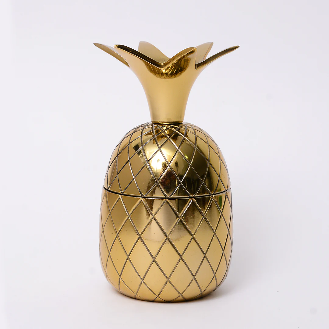 Metal Fruit Candle - Pineapple - Image 2