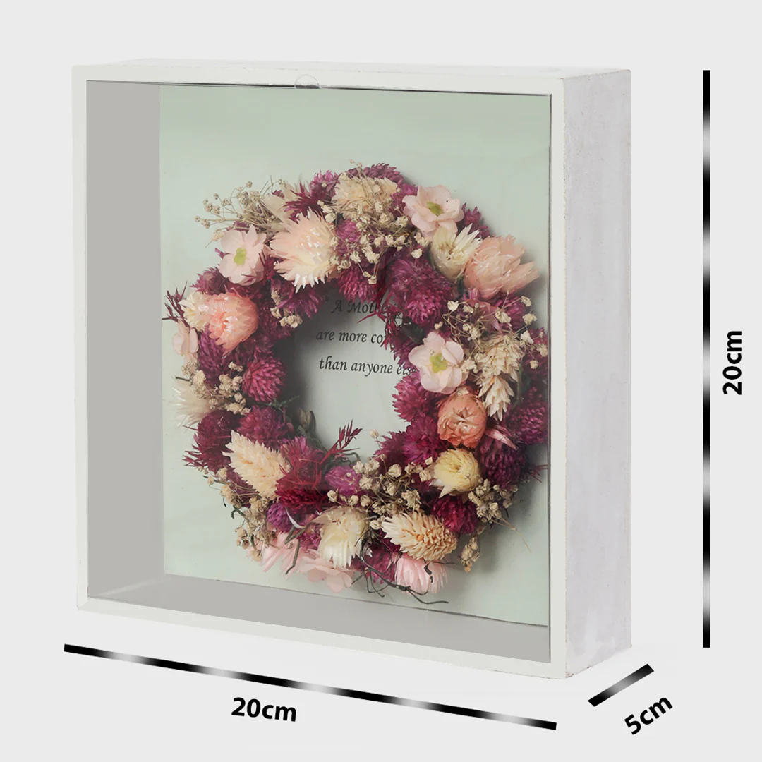 Mother's Day Floral Wreath With Frame - Image 2