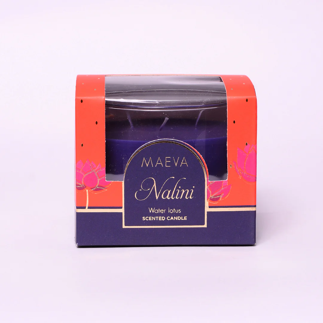 Nalini 3 wick Glass Candle - Image 3