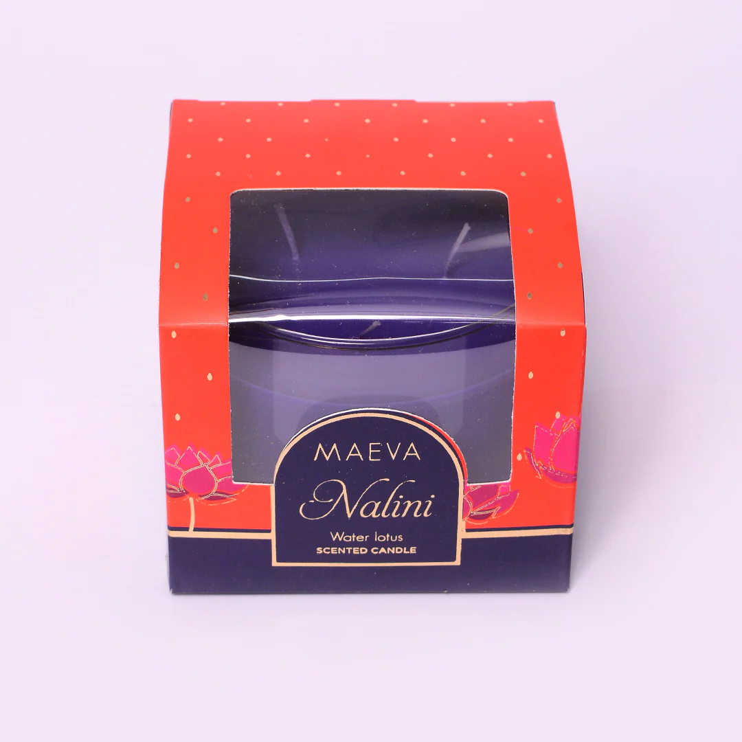 Nalini 3 wick Glass Candle - Image 4