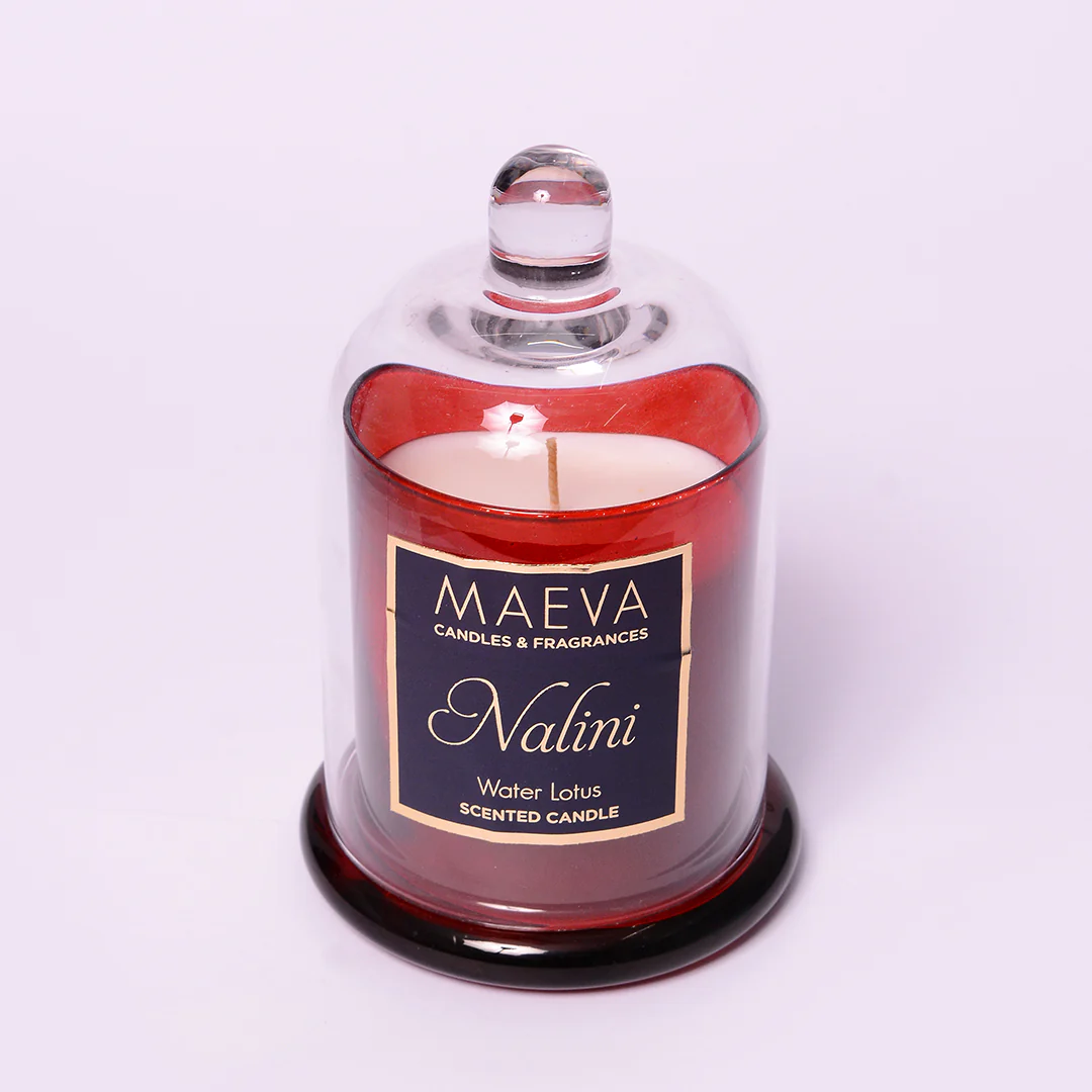 Nalini Red Cloche Jar Candle - Image 3