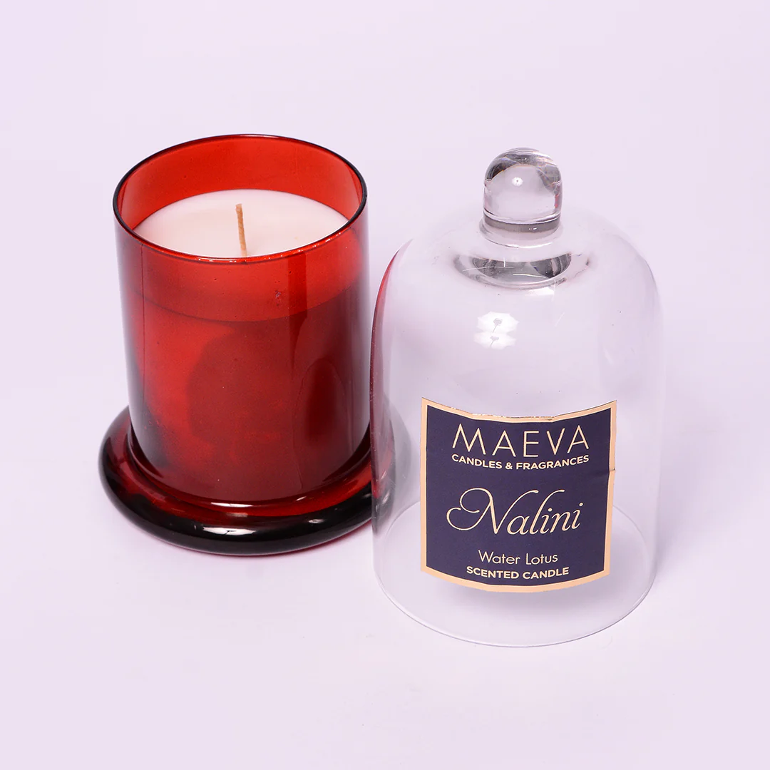Nalini Red Cloche Jar Candle - Image 4