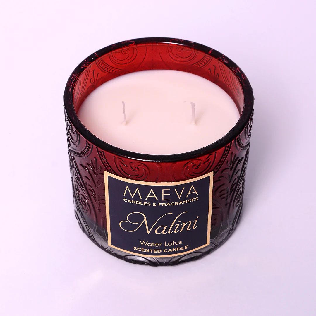 Nalini Embossed Glass Candle - Image 8