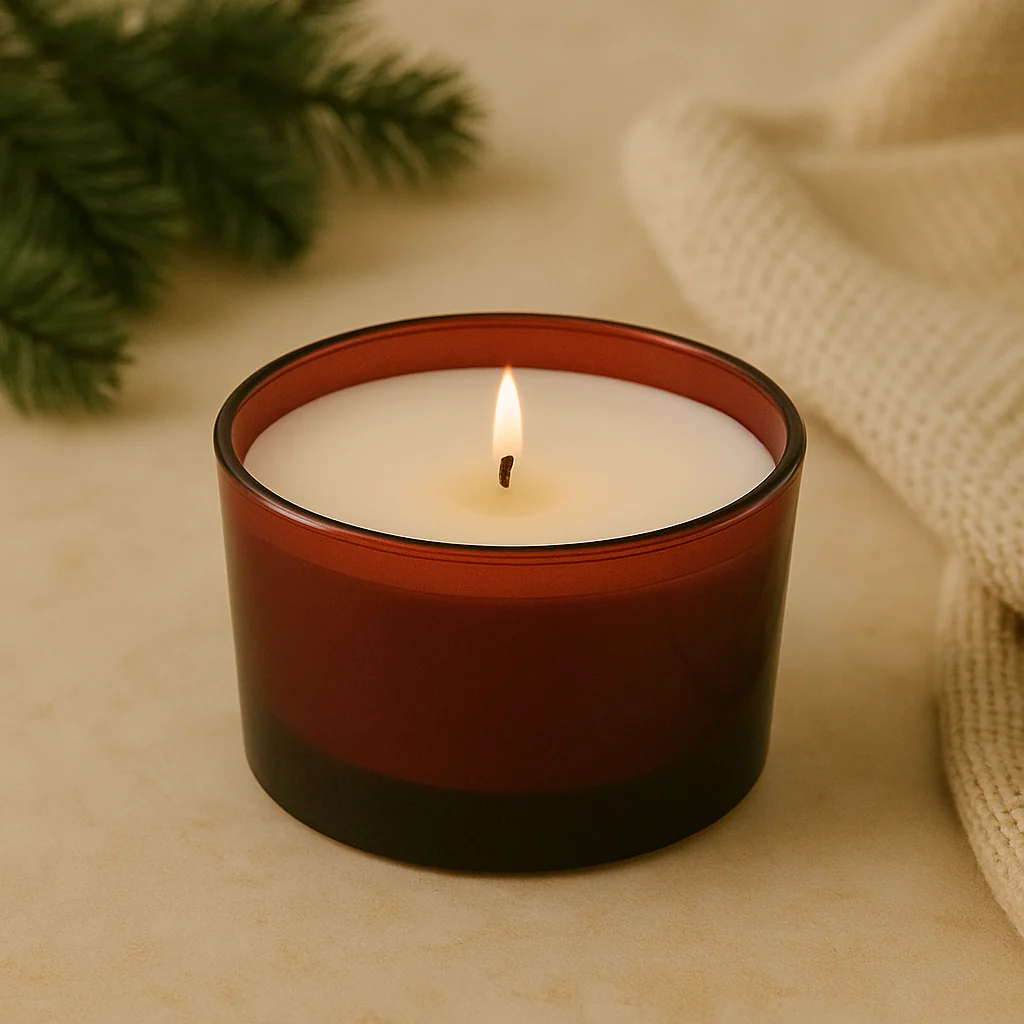 Nalini Frosted Flared Candle