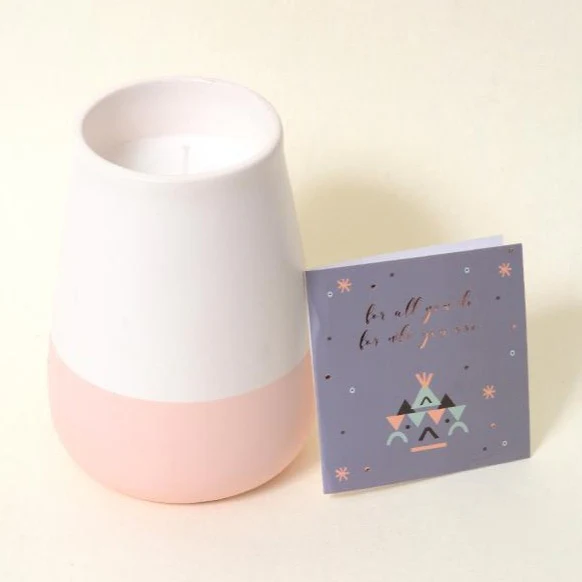 Peony Rose Scented Ceramic Jar Candle - Image 7