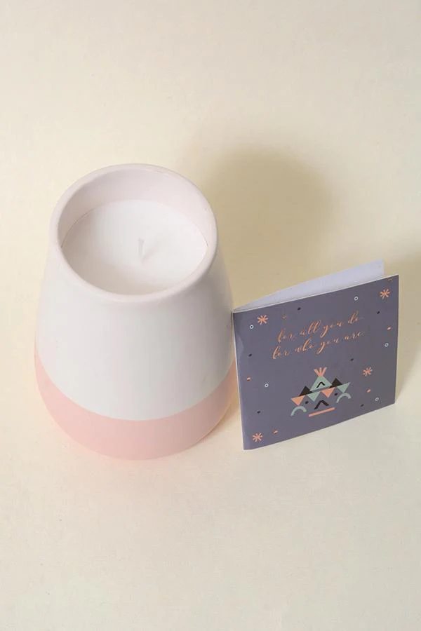 Peony Rose Scented Ceramic Jar Candle - Image 9