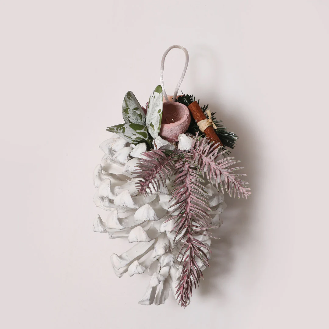 Pink Pine Cone Ornament - Image 3