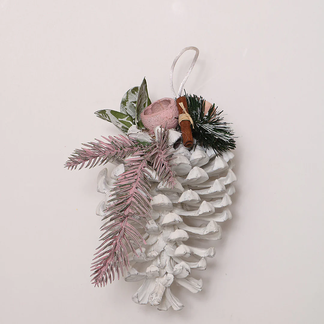 Pink Pine Cone Ornament - Image 4
