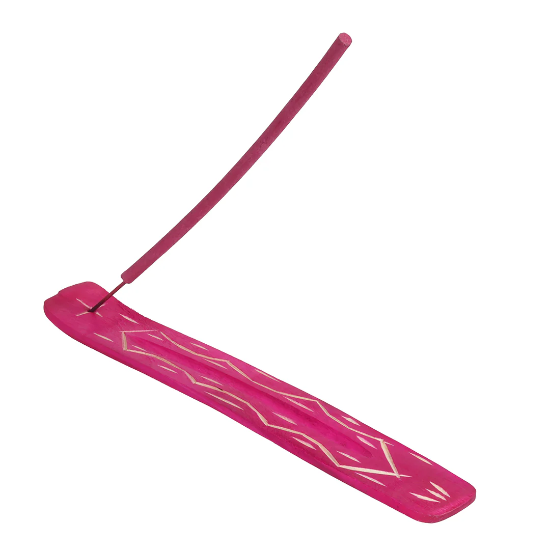 Pink Wooden Incense Holder - Image 4