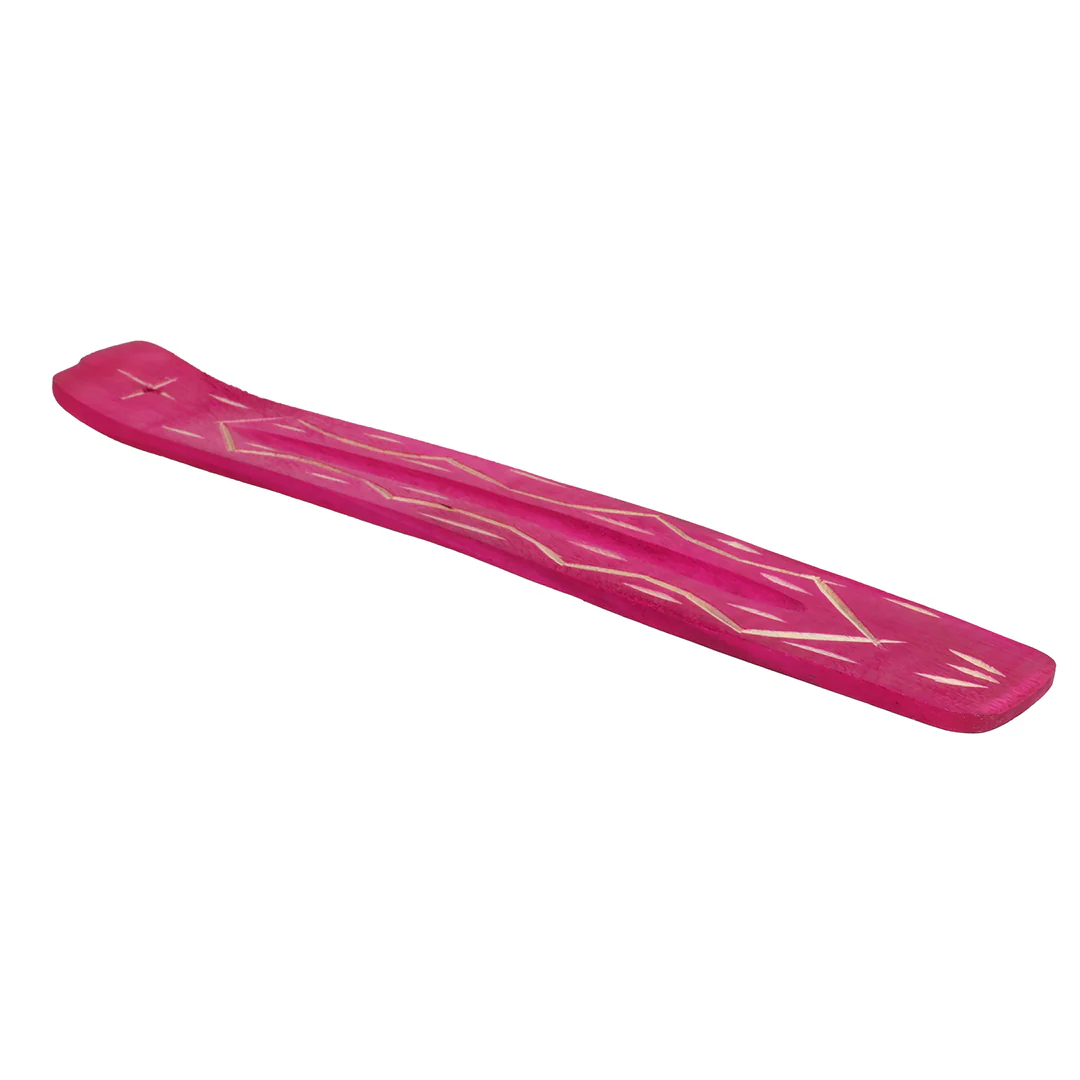 Pink Wooden Incense Holder - Image 5