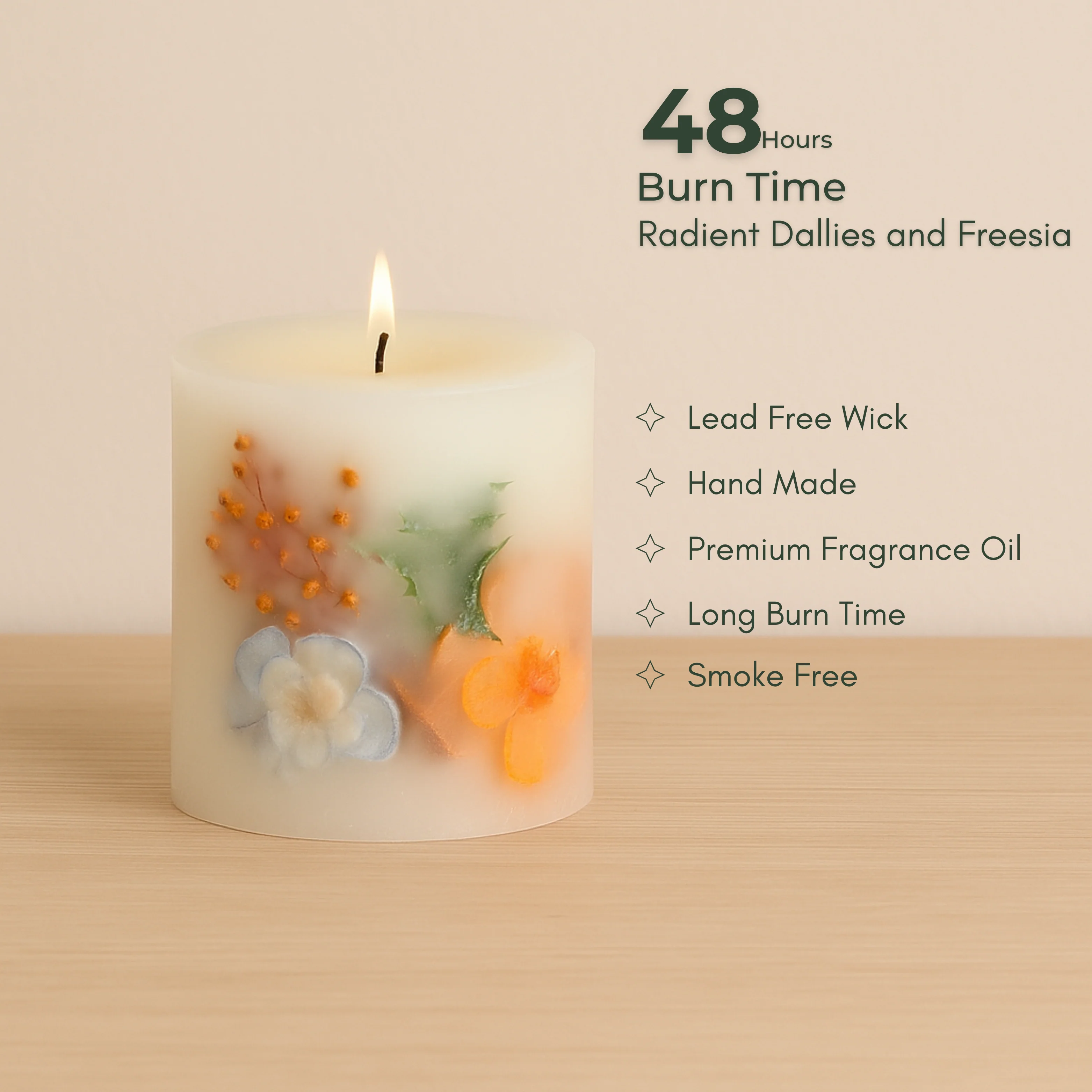 Radiant Bloom Botanical Candle - Small - Image 2