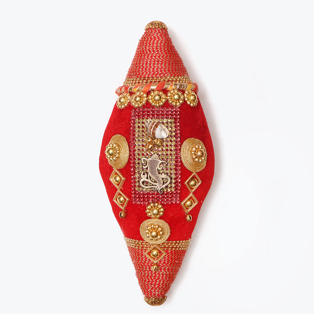 Red Embellished Coconut - Image 2