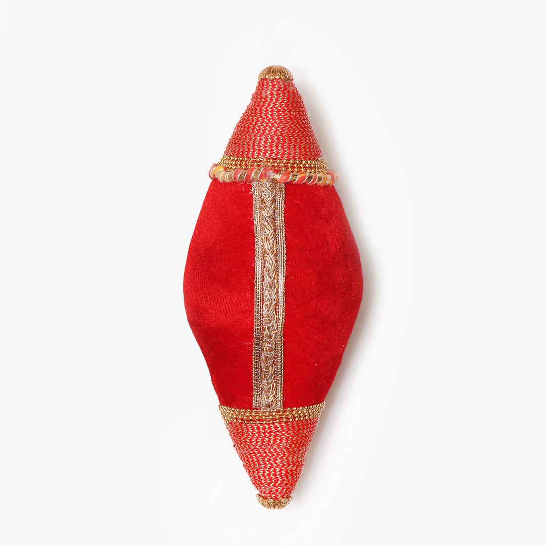 Red Embellished Coconut - Image 4