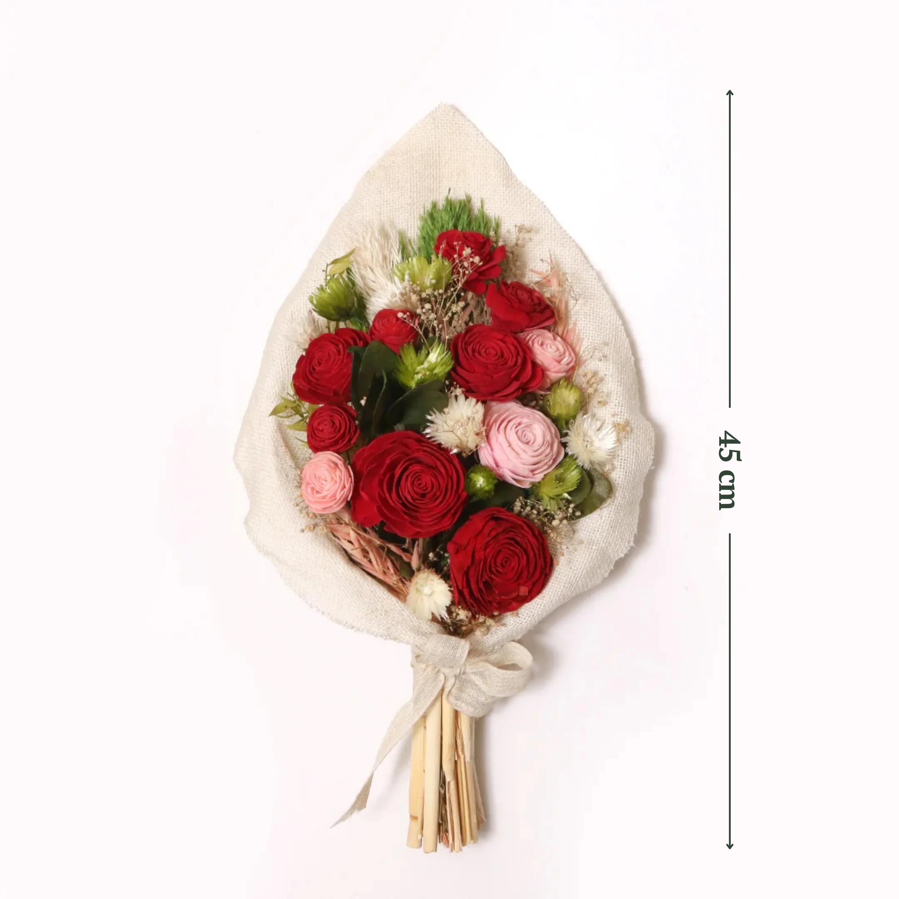 Rose Rogue Dried Flower Bouquet - Image 4