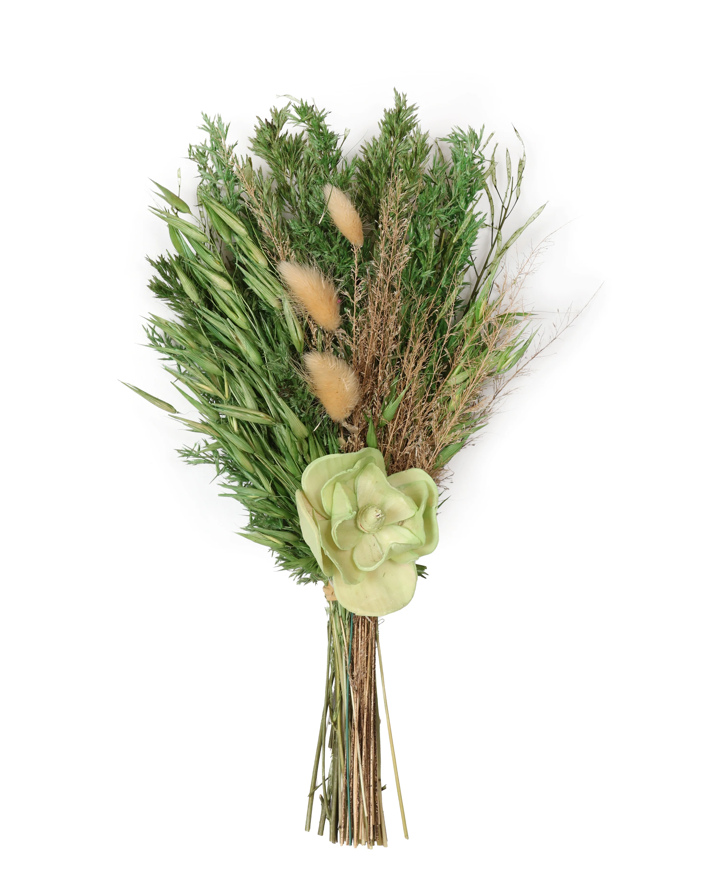 Meadow Glow Round Vase with Flowers - Image 4