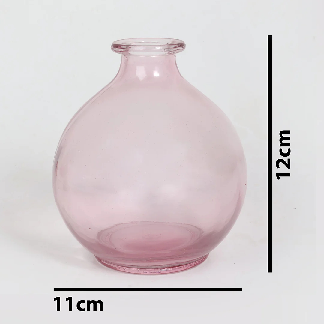 Royal Bloom Round Vase with Flowers - Image 5