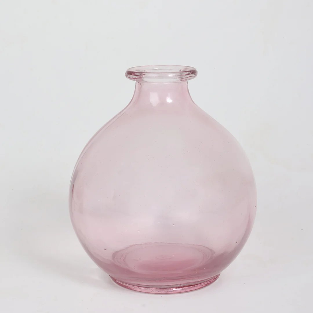 Royal Bloom Round Vase with Flowers - Image 6