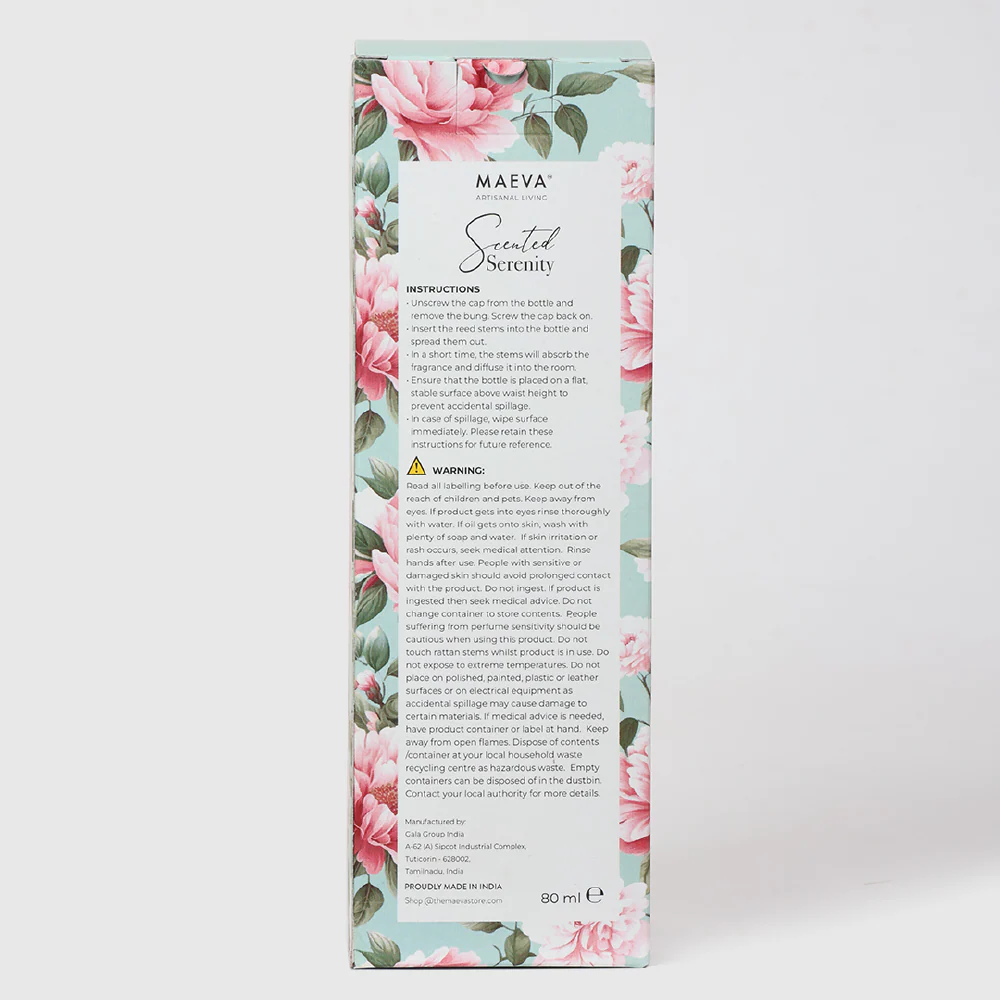 Scented Serenity Blush Peony Reed Diffuser - Image 11