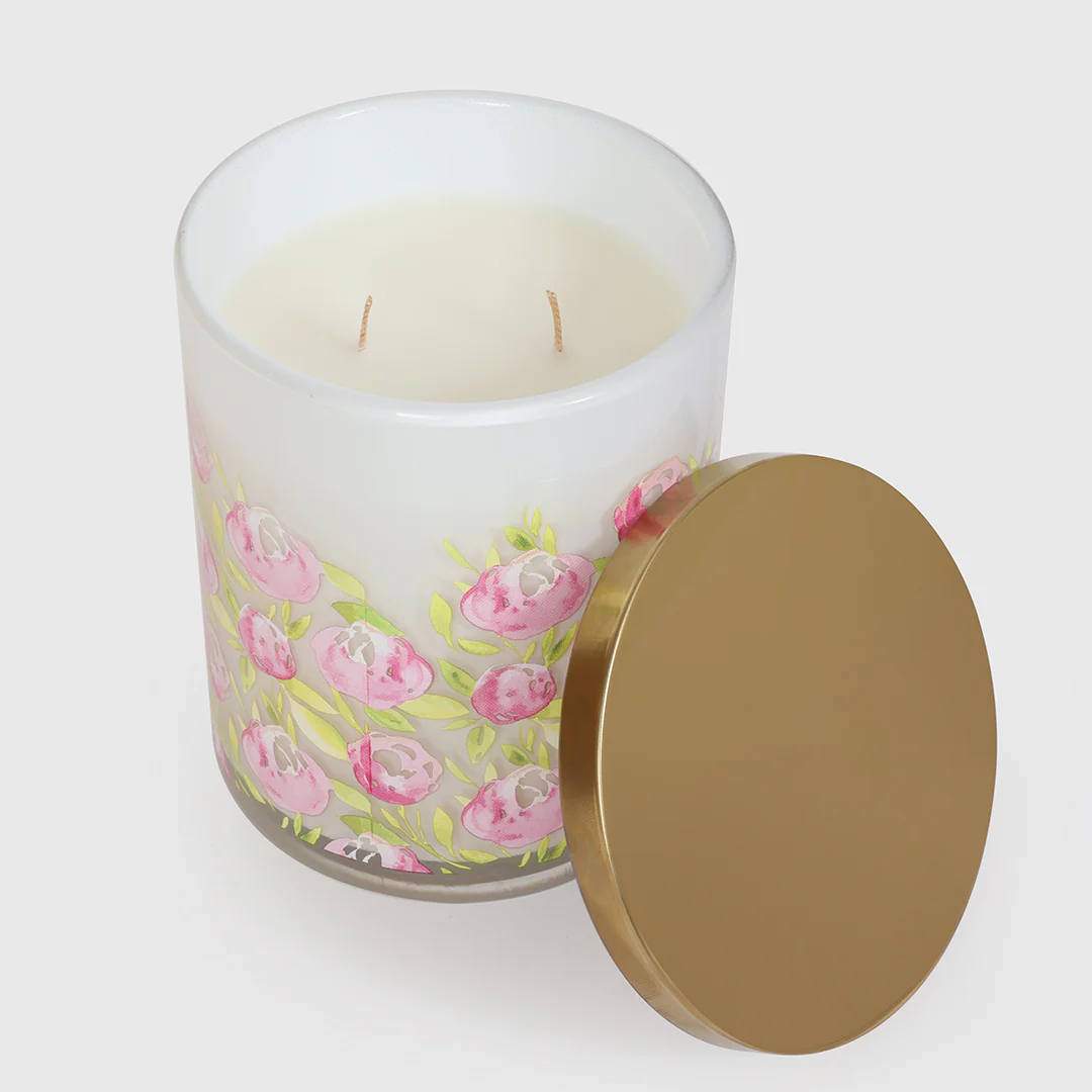 Scented Serenity 15 Oz Decal Glass Candle - Image 5