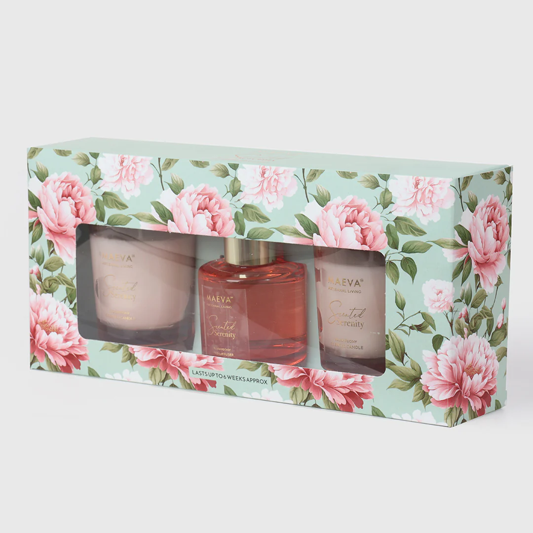 Scented Serenity Reed Diffuser & Candle Gift Set - Image 8