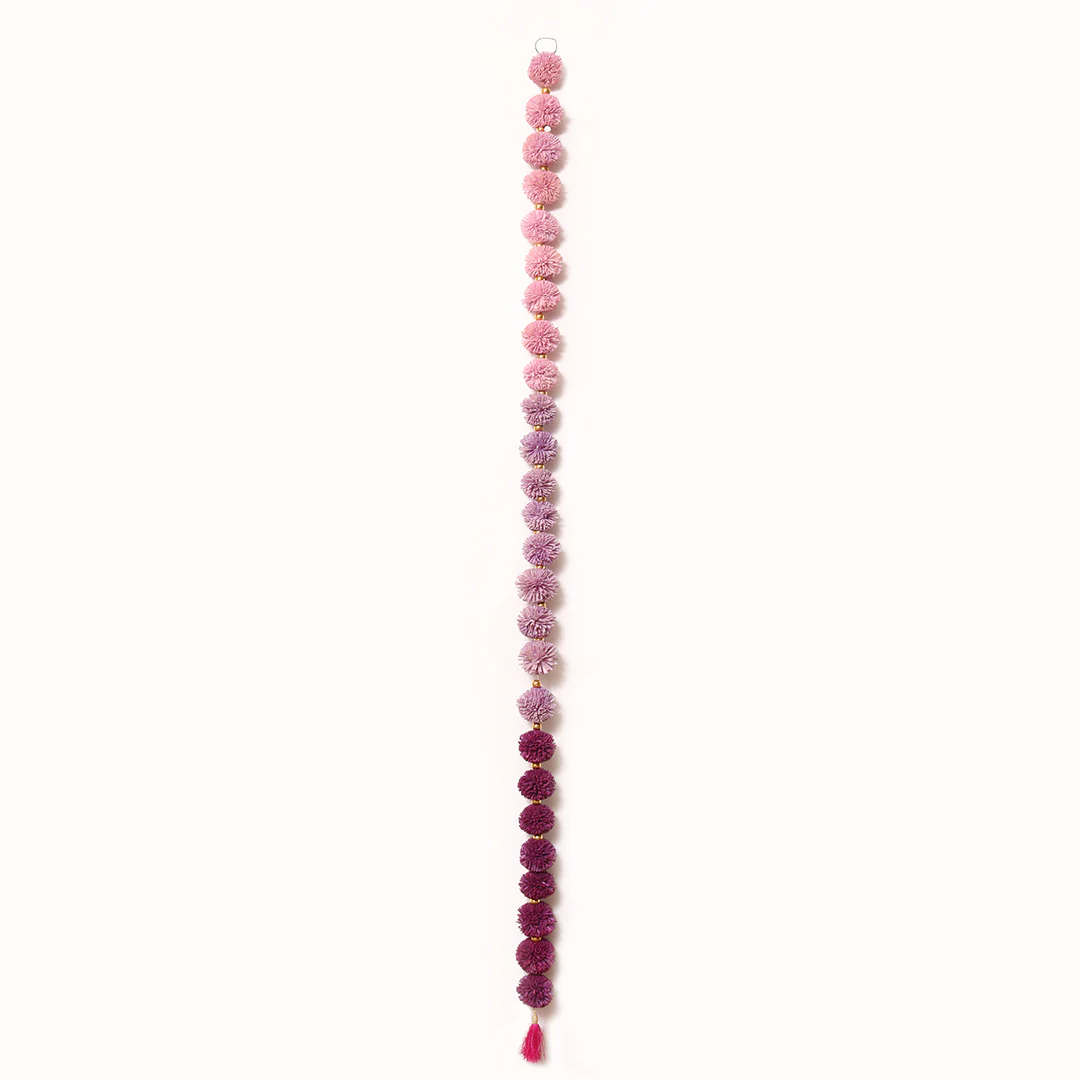 Purple Shola Floral Strings - Set of 2 - Image 2