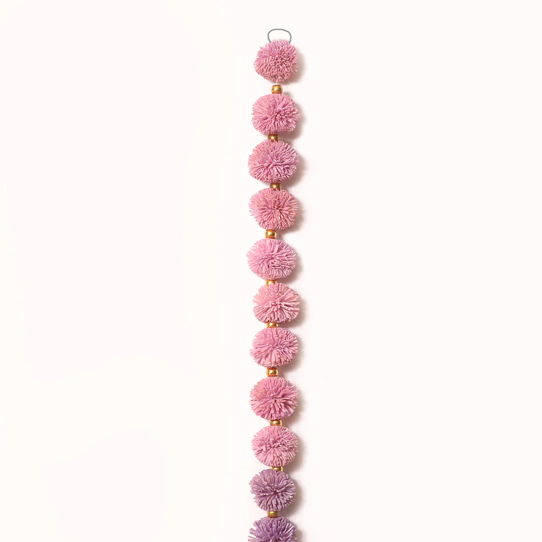 Purple Shola Floral Strings - Set of 2 - Image 4