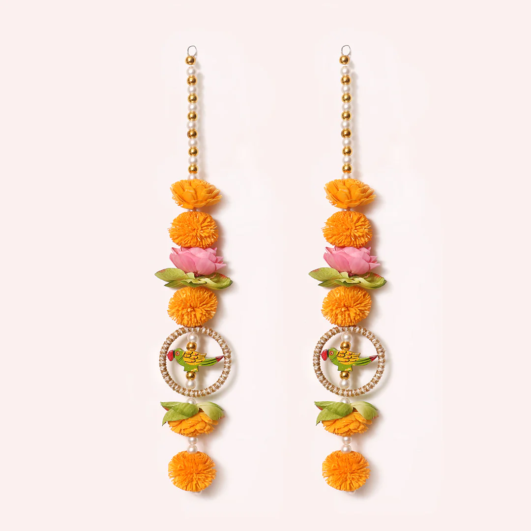 Shubh Laabh Floral Strings - Set of 4 - Image 5