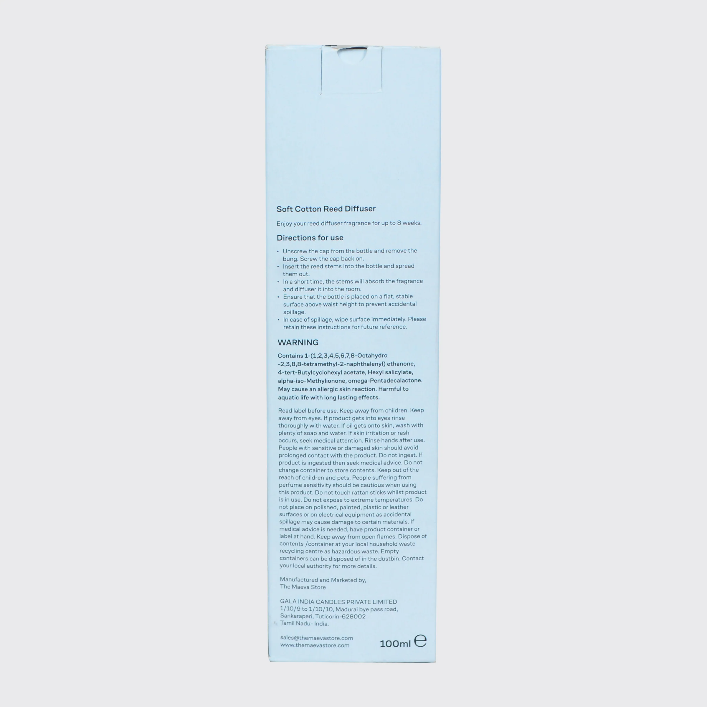Soft Cotton Reed Diffuser - Image 4