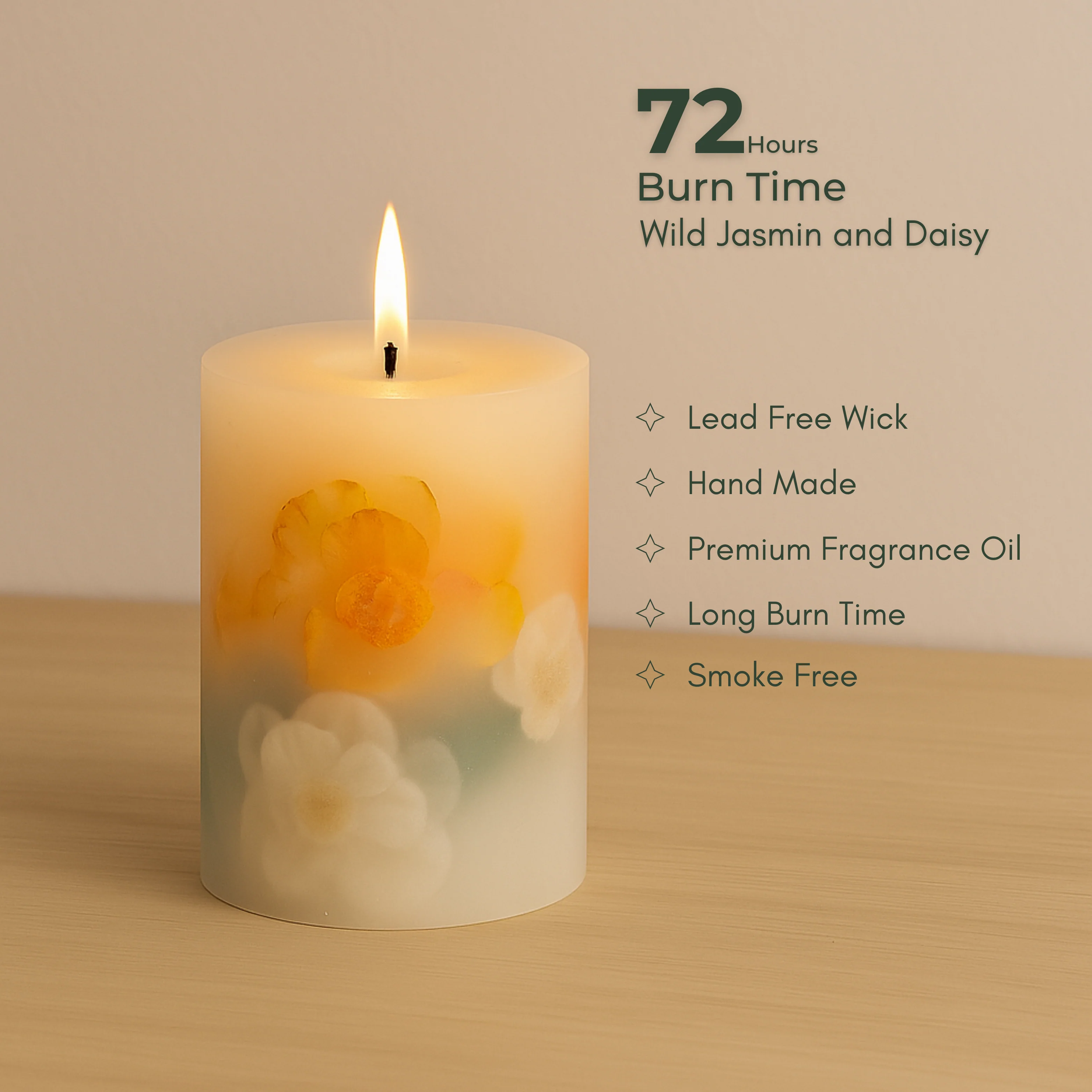 Sunshine Botanical Candle - Large - Image 2