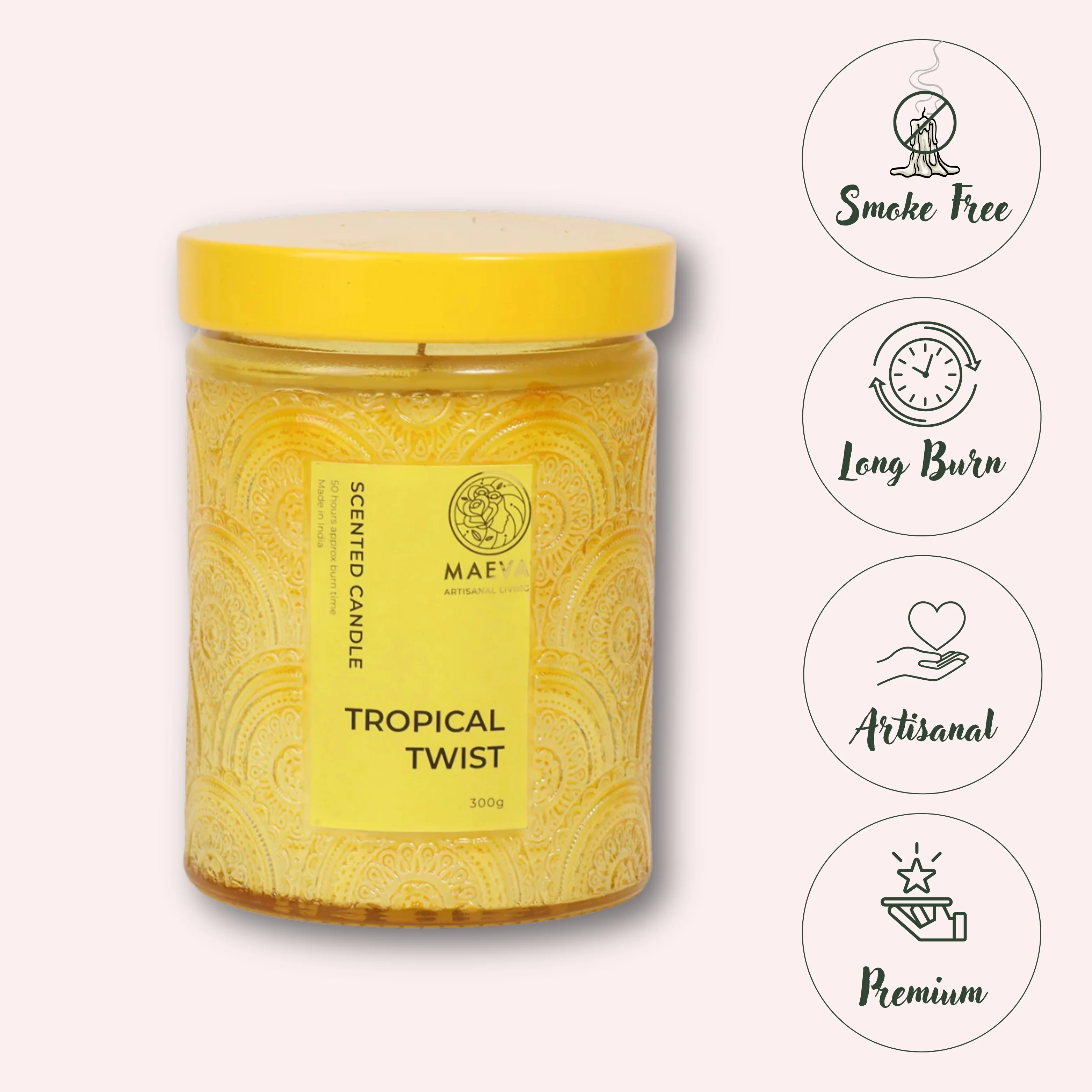 Tropical Twist Scented Candle - Image 3