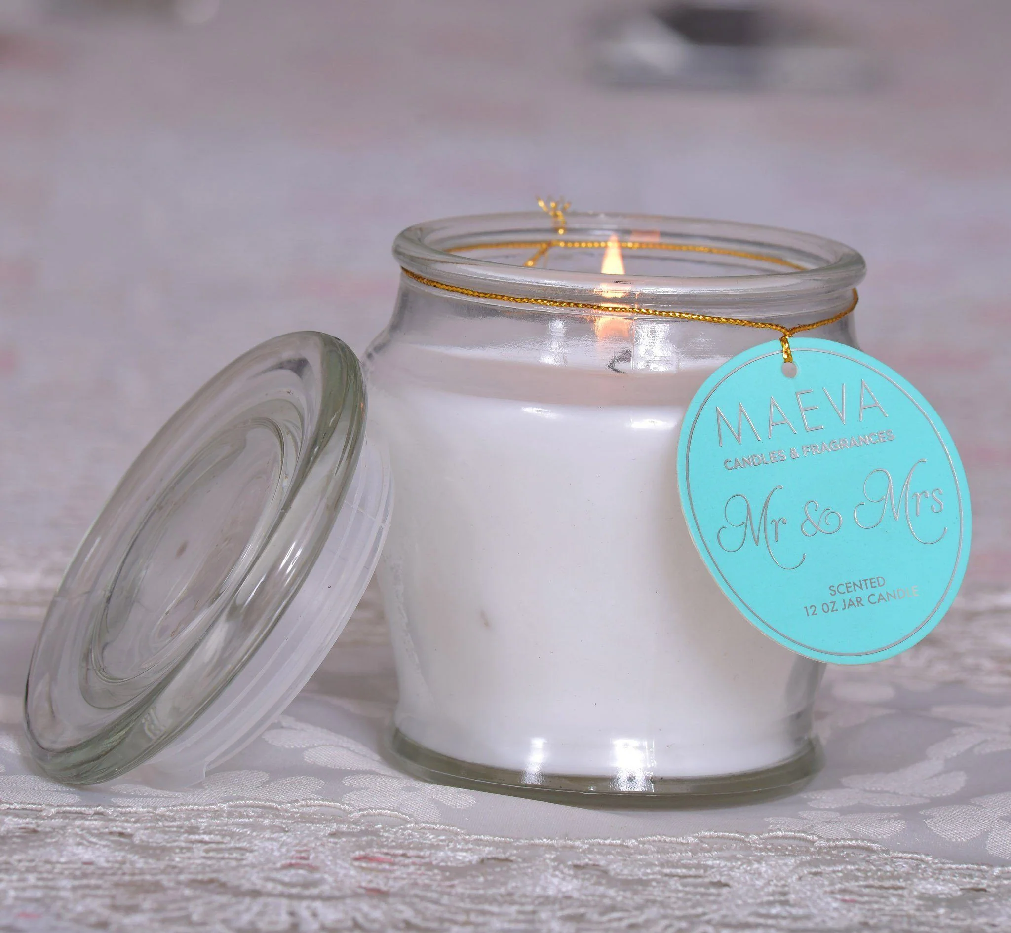 Wedding 12 OZ Scented Jar Candle - Image 3