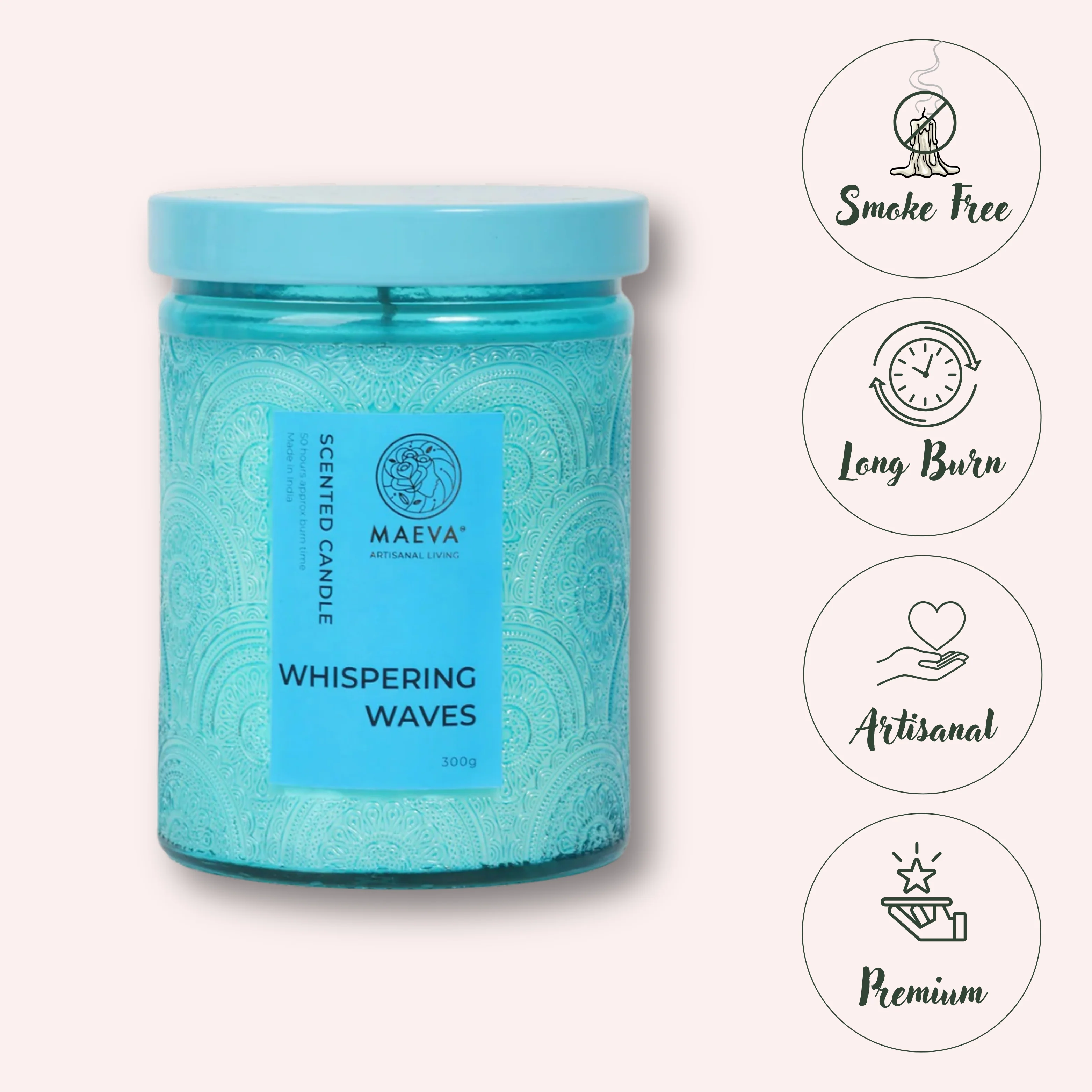 Whispering Waves Scented Candle - Image 3
