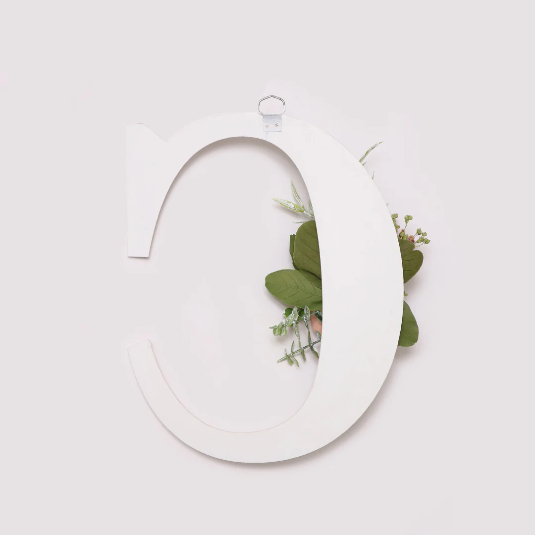 White Floral Alphabets - Image 9