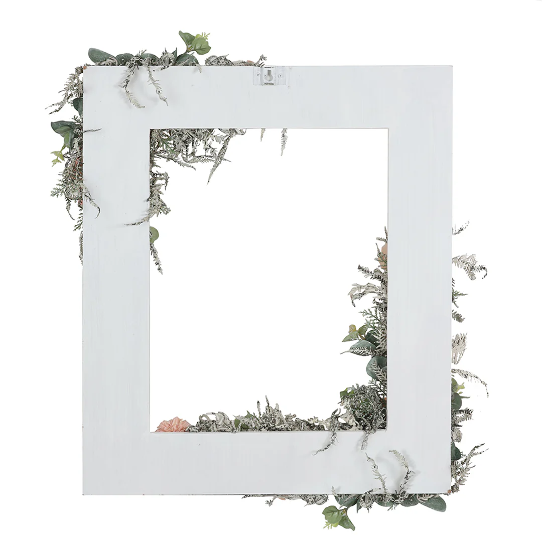 White Royalty Floral Frame - Image 5