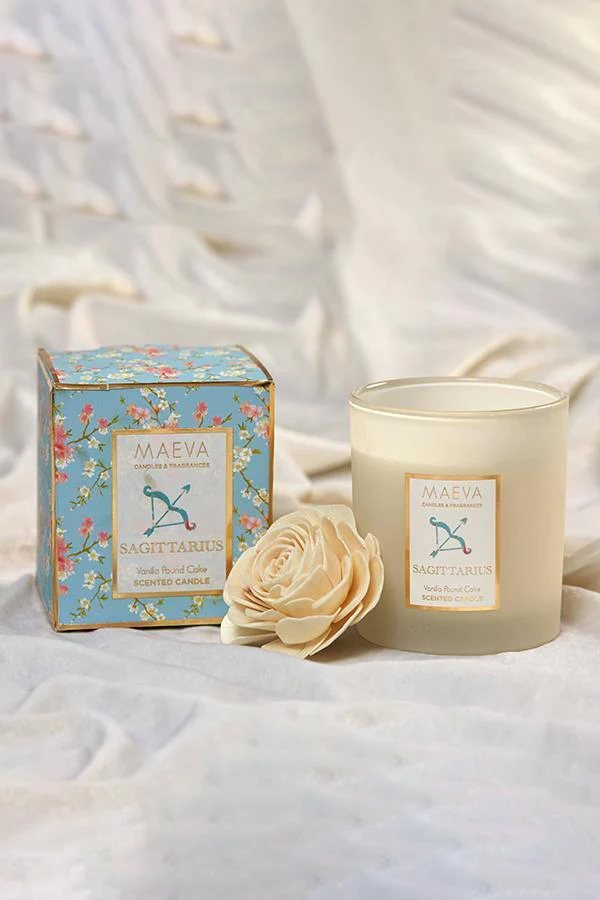 Zodiac Frosted Glass Candle - Image 11