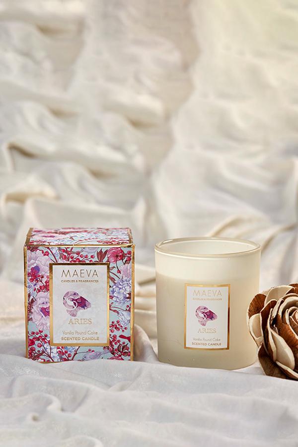 Zodiac Frosted Glass Candle - Image 3