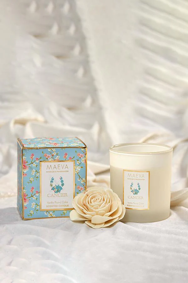 Zodiac Frosted Glass Candle - Image 6